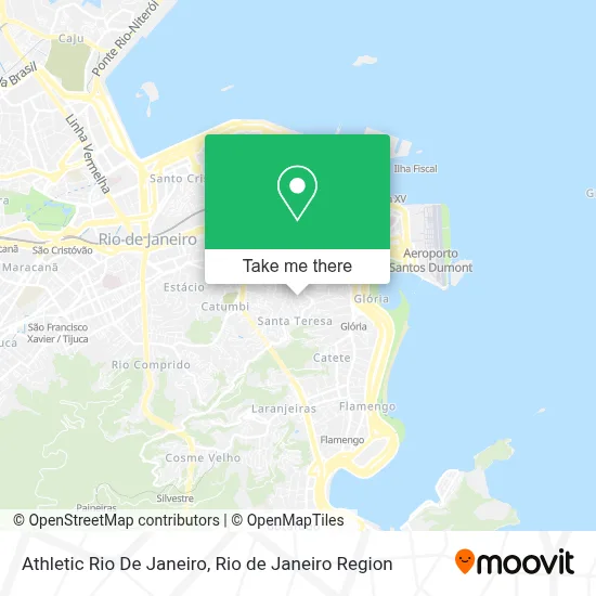 Athletic Rio De Janeiro map