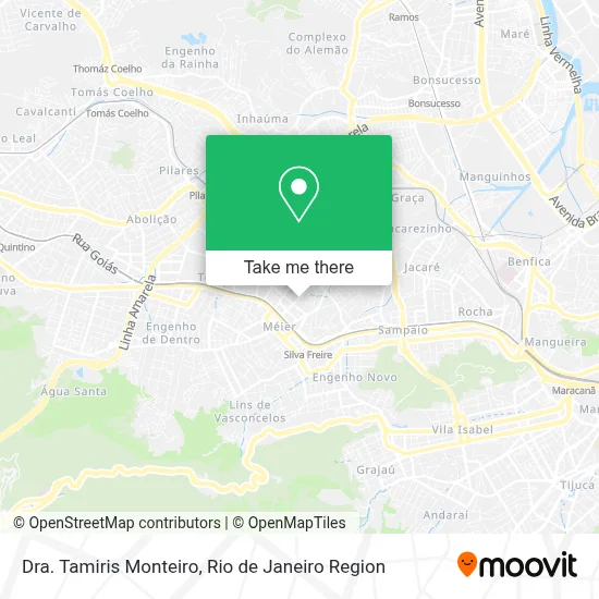 Dra. Tamiris Monteiro map