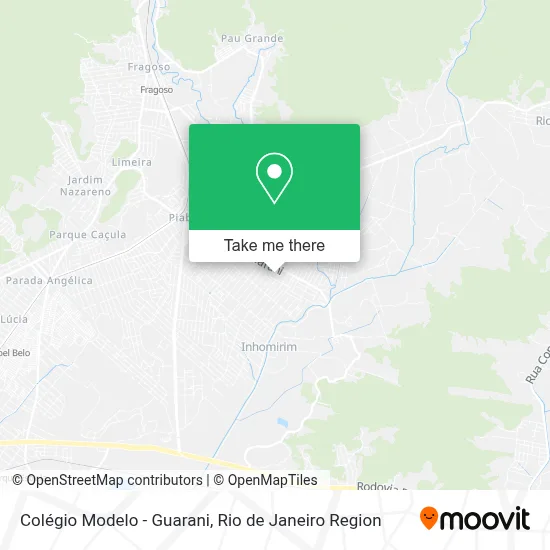 Colégio Modelo - Guarani map