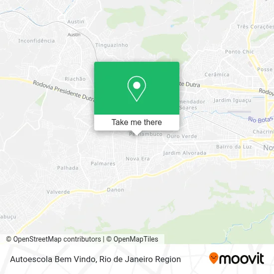 Autoescola Bem Vindo map