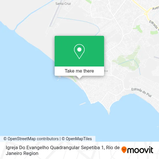 Igreja Do Evangelho Quadrangular Sepetiba 1 map