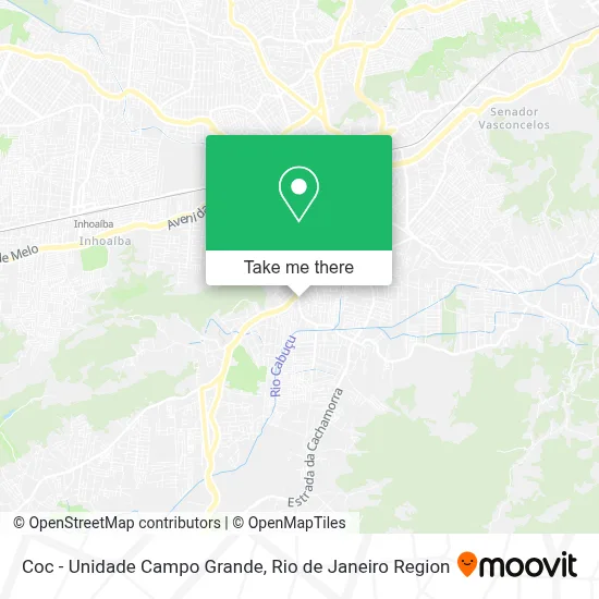 Coc - Unidade Campo Grande map