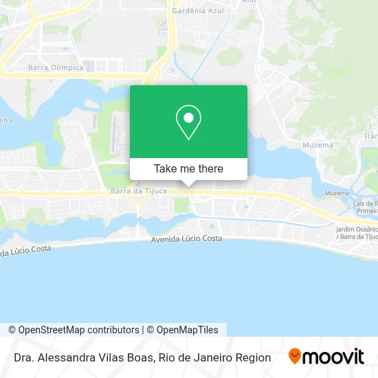 Dra. Alessandra Vilas Boas map