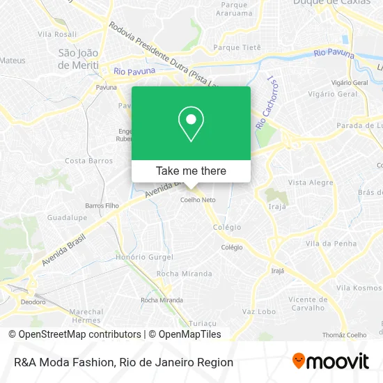 R&A Moda Fashion map