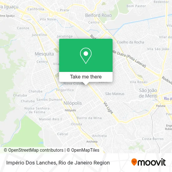 Império Dos Lanches map