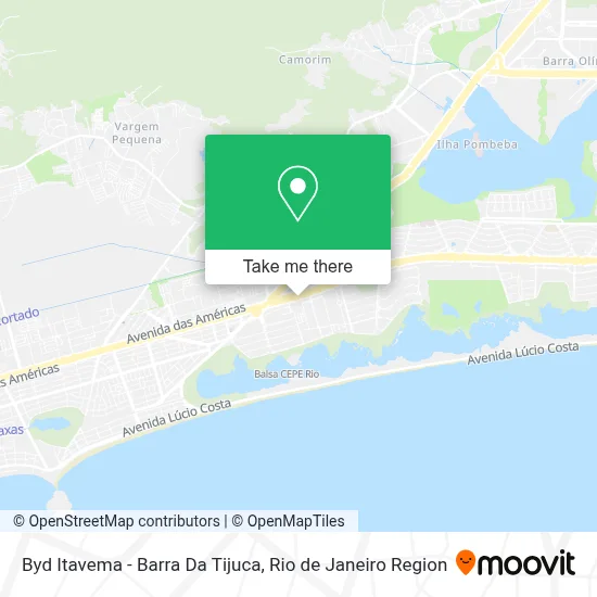 Byd Itavema - Barra Da Tijuca map