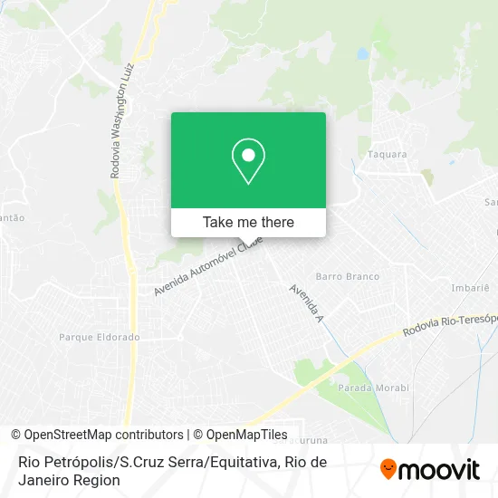 Rio Petrópolis / S.Cruz Serra / Equitativa map
