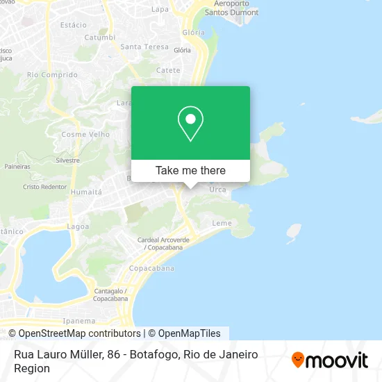 Rua Lauro Müller, 86 - Botafogo map