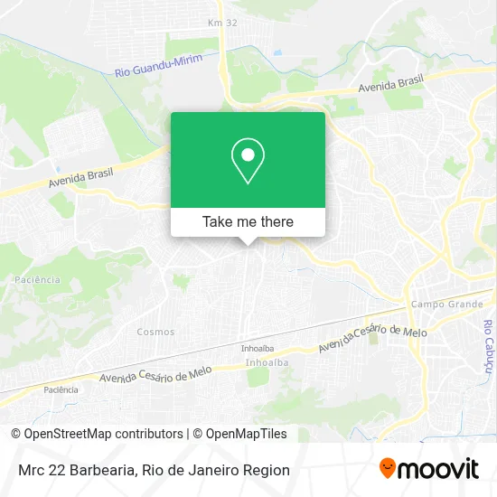 Mrc 22 Barbearia map