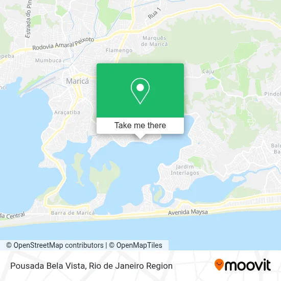 Pousada Bela Vista map
