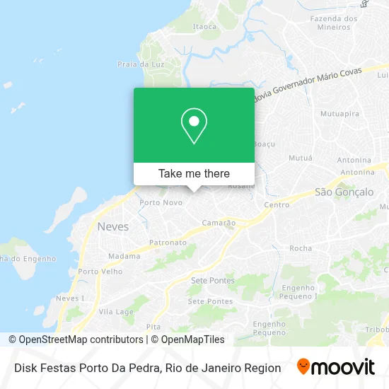 Disk Festas Porto Da Pedra map