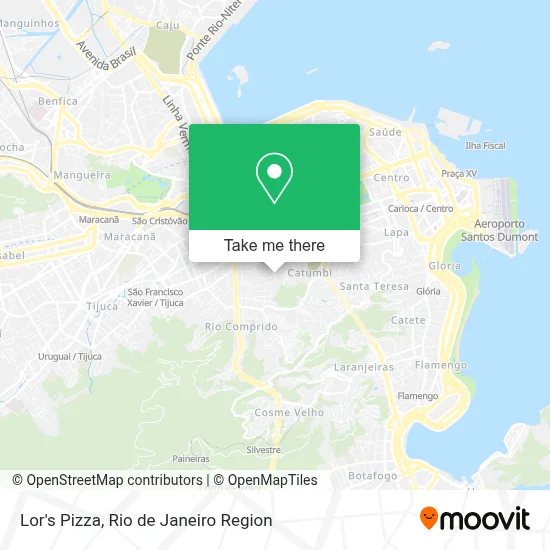 Lor's Pizza map