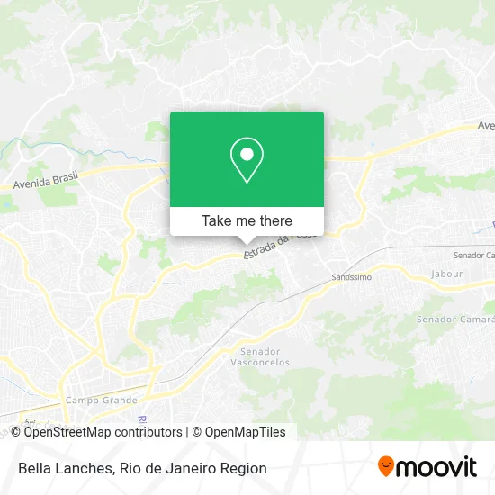 Bella Lanches map