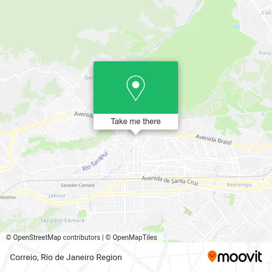 Correio map