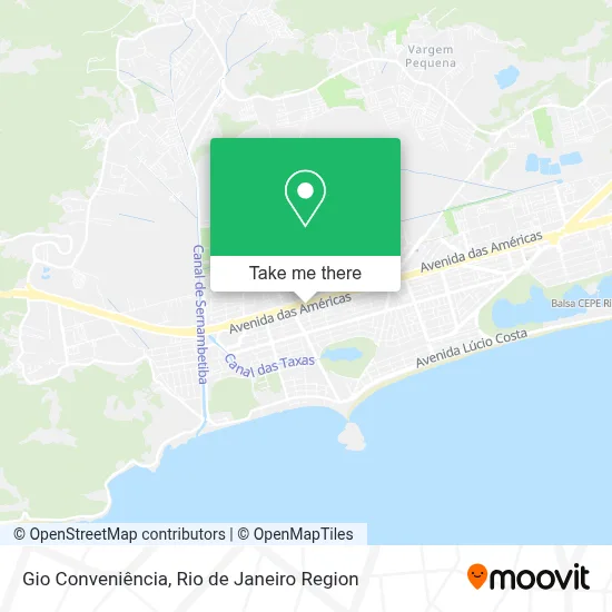 Gio Conveniência map