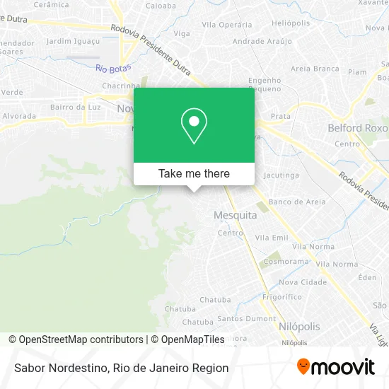 Sabor Nordestino map