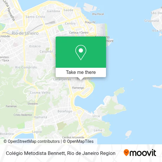 Colégio Metodista Bennett map
