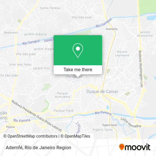 Ademfé map