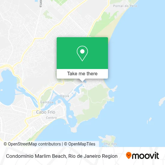 Condomínio Marlim Beach map
