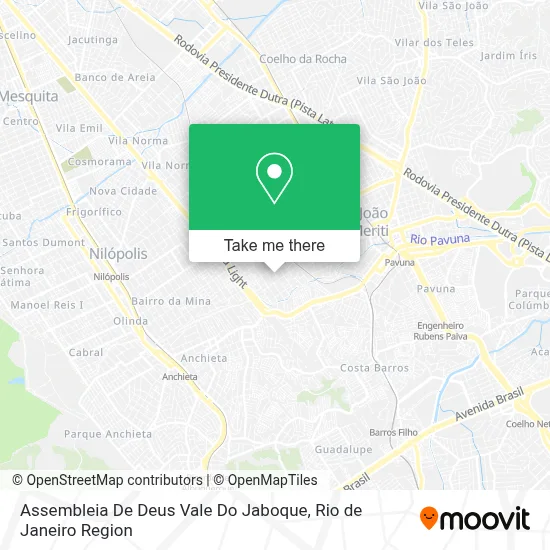 Assembleia De Deus Vale Do Jaboque map