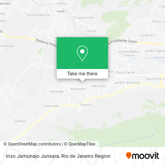 Inzo Jamunajo Junsara map