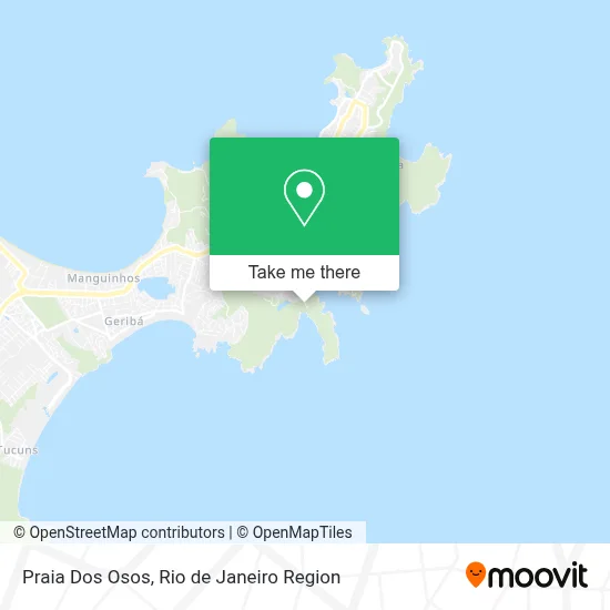 Praia Dos Osos map