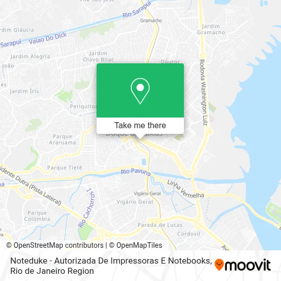 Noteduke - Autorizada De Impressoras E Notebooks map
