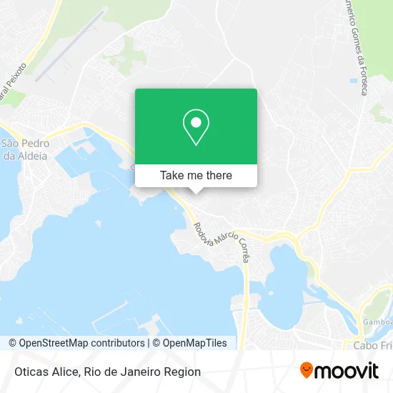 Oticas Alice map