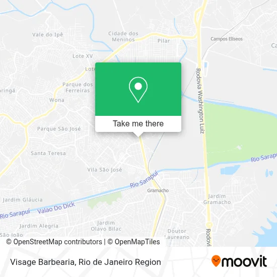 Visage Barbearia map