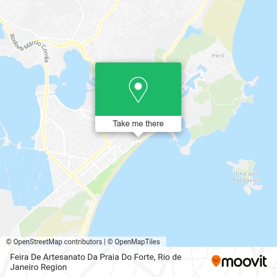 Feira De Artesanato Da Praia Do Forte map