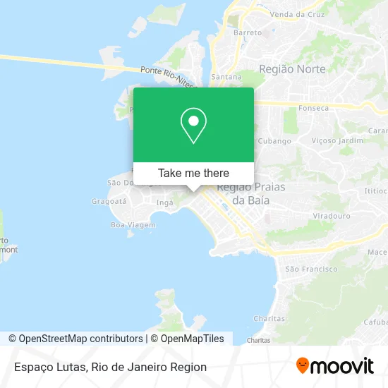 Espaço Lutas map