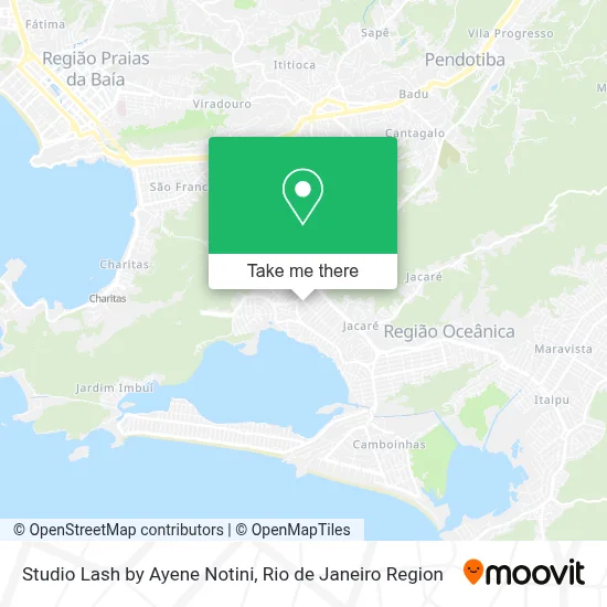 Studio Lash by Ayene Notini map