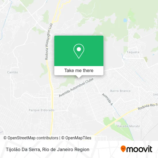 Tijolão Da Serra map