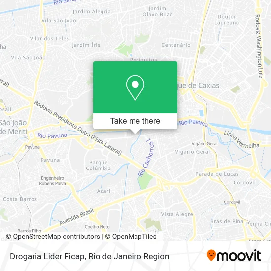Drogaria Lider Ficap map