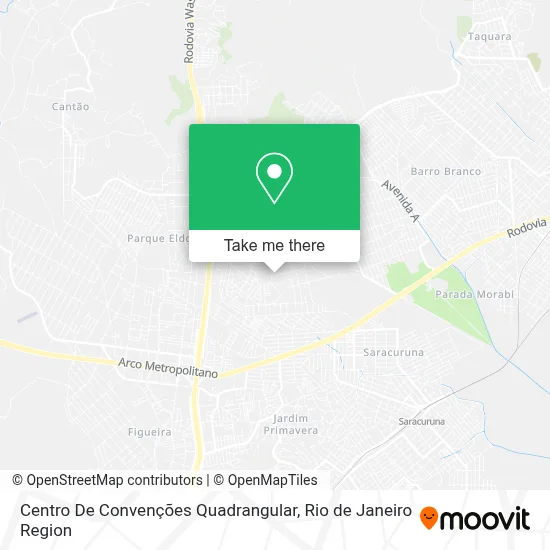Centro De Convenções Quadrangular map