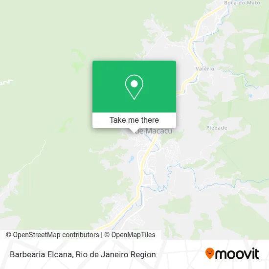 Barbearia Elcana map