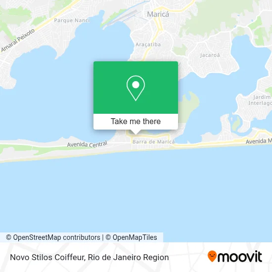 Novo Stilos Coiffeur map