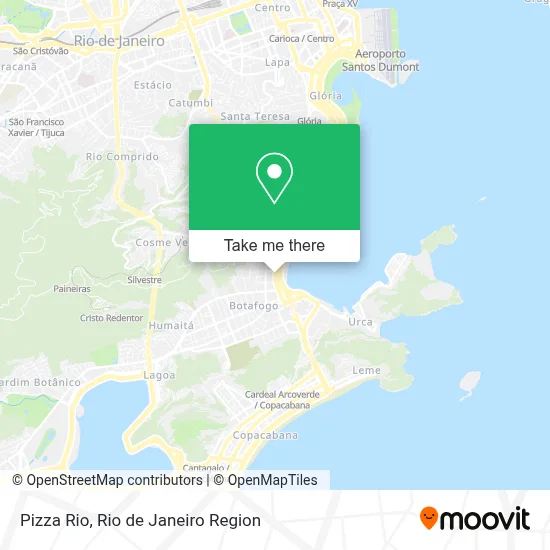 Pizza Rio map