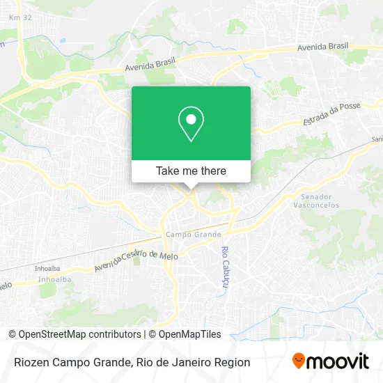 Riozen Campo Grande map