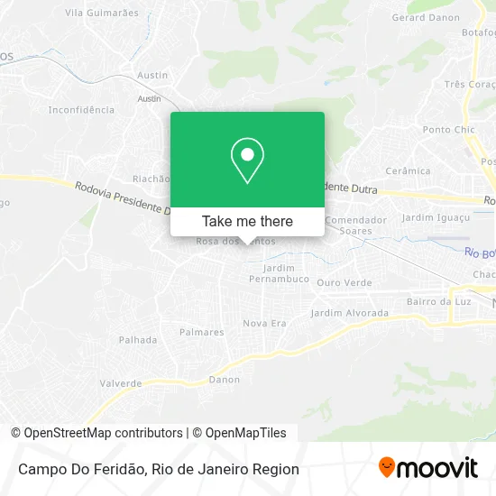 Campo Do Feridão map