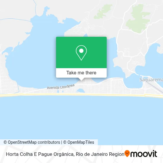 Horta Colha E Pague Orgânica map