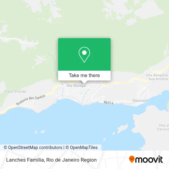 Lanches Família map