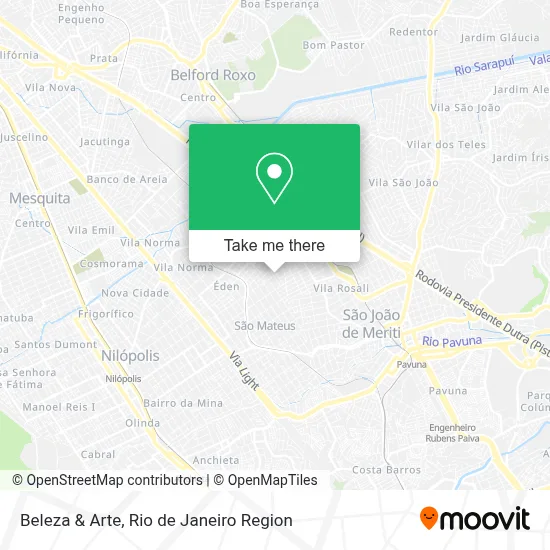 Beleza & Arte map