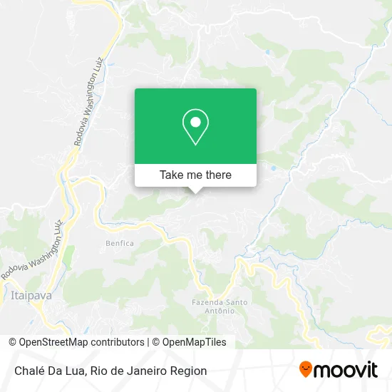 Chalé Da Lua map