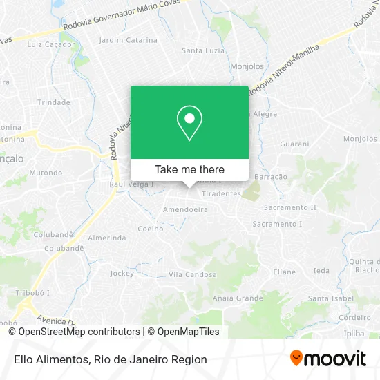 Ello Alimentos map