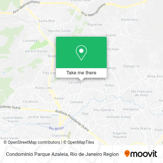 Condominio Parque Azaleia map