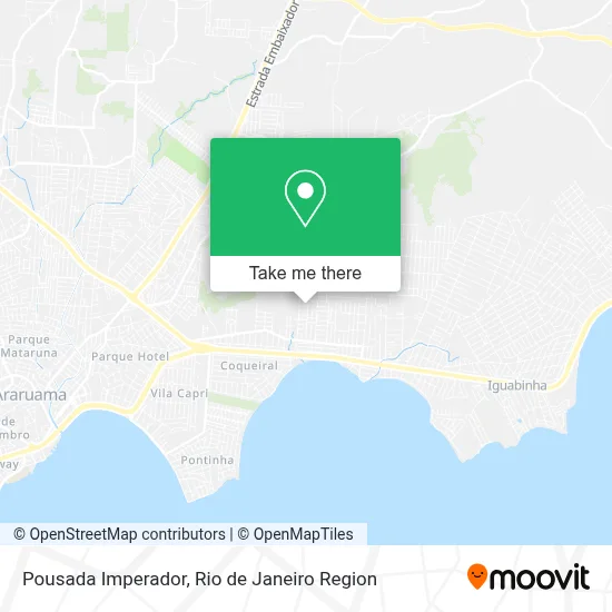 Pousada Imperador map
