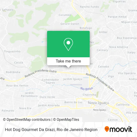 Hot Dog Gourmet Da Grazi map