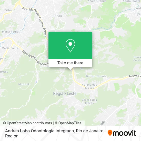 Andrea Lobo Odontologia Integrada map