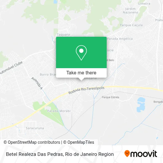 Betel Realeza Das Pedras map